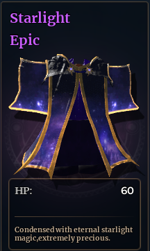 Starlight Robe robe icon in Wizard Alchemy