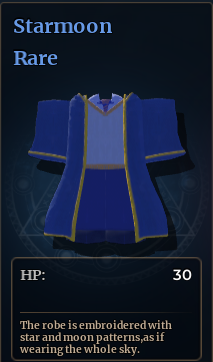 Starmoon Robe robe icon in Wizard Alchemy