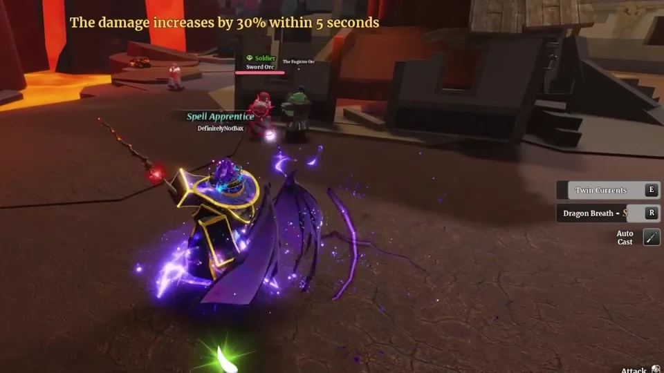 Wizard Alchemy Twin Currents damage increase test